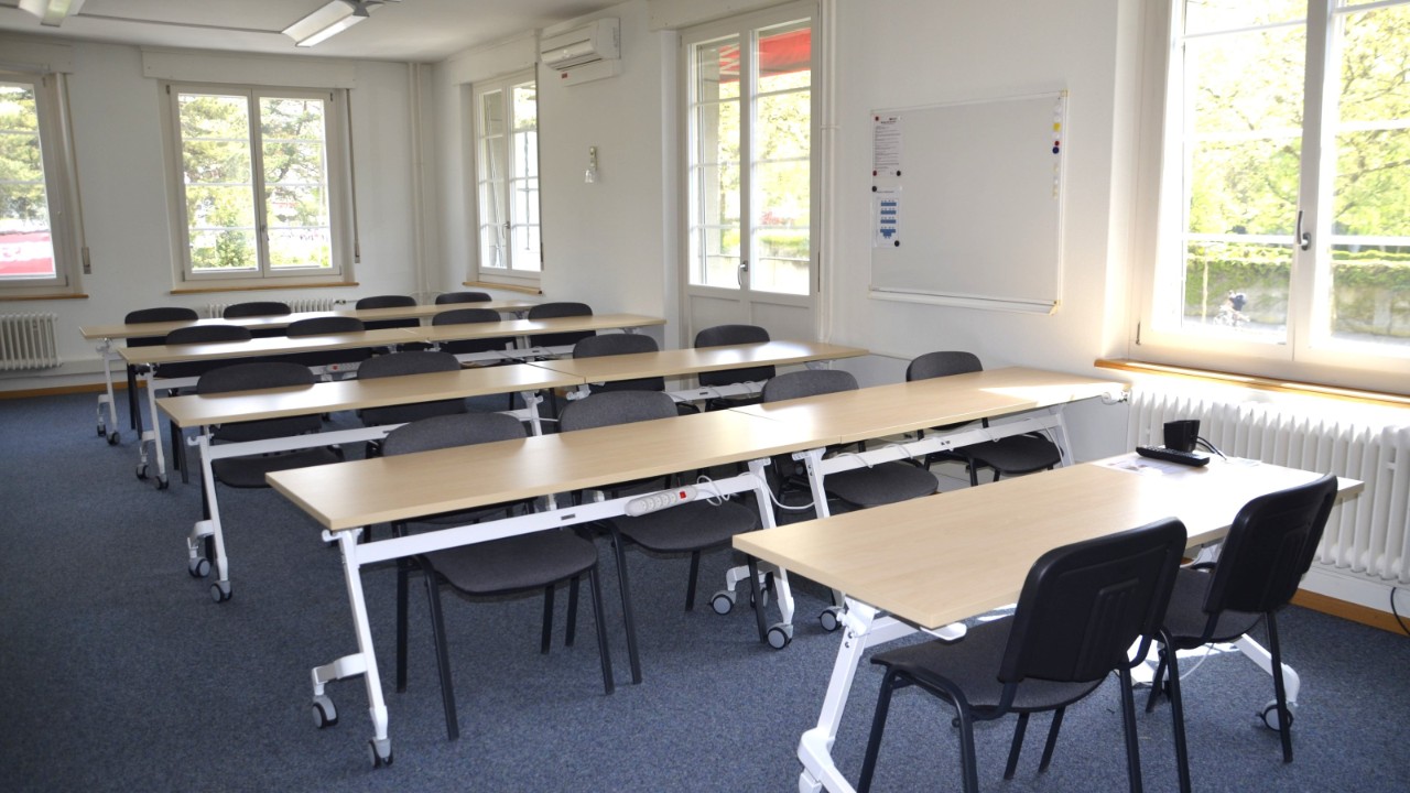 Room M – Capacity: max. 50 persons.
