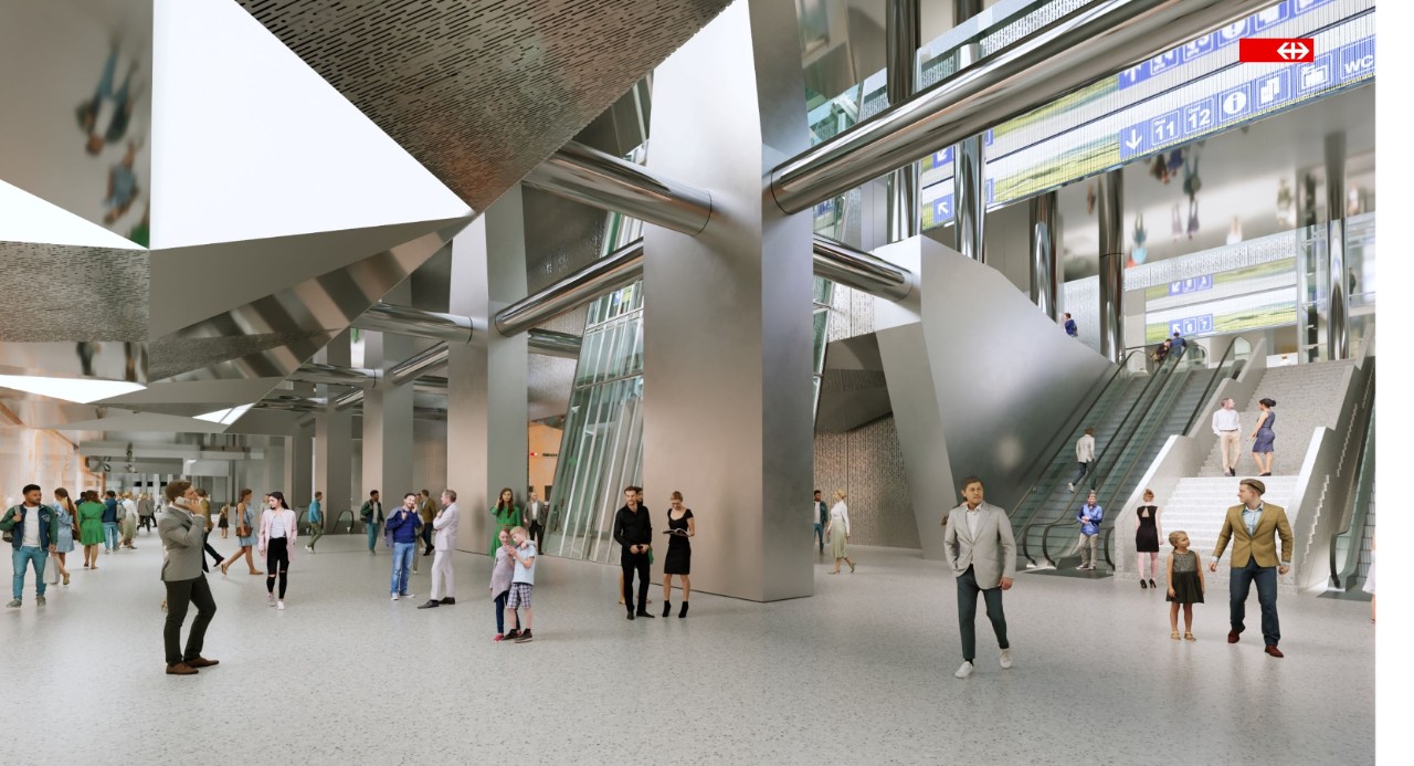 Au niveau -1, la mezzanine.