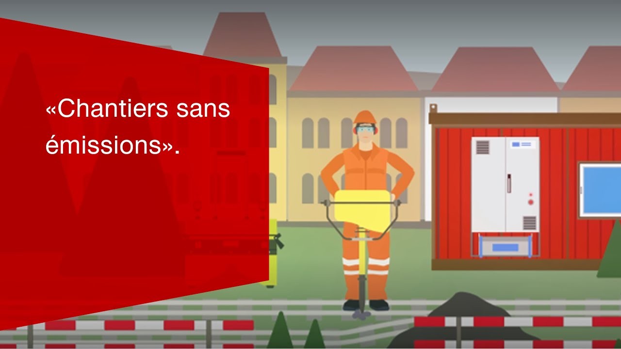 Vidéo de sensibilisation sur «Chantiers sans émissions».