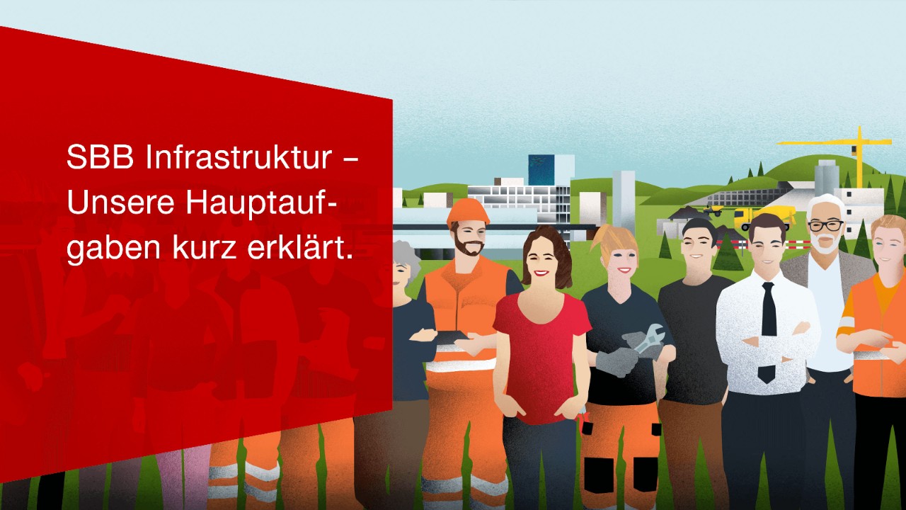 Wir sind das Rückgrat der Schweiz und haben die Bahn im Griff.