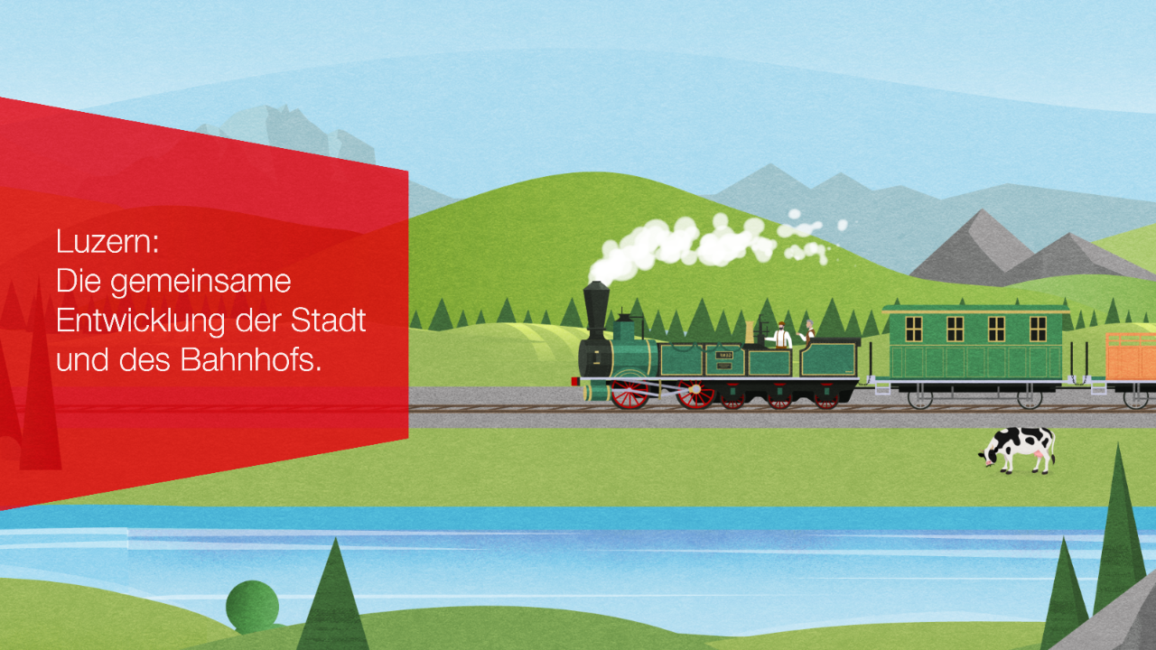 Video über die gemeinsame Entwicklung der Stadt Luzern und ihrem Bahnhof.